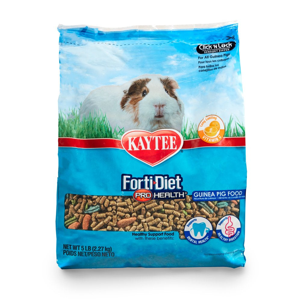 Kaytee Forti-Diet Pro Health Guinea Pig Food, 5 Lb Animals & Pet Supplies > Pet Supplies > Small Animal Supplies > Small Animal Food Central Garden and Pet   