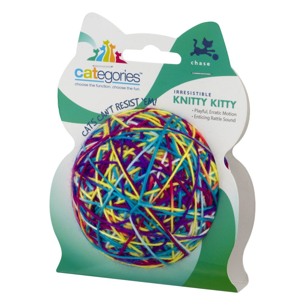 CATEGORIES Knitty Kitty Ball Cat Toy Animals & Pet Supplies > Pet Supplies > Cat Supplies > Cat Toys R2P Group, Inc.   