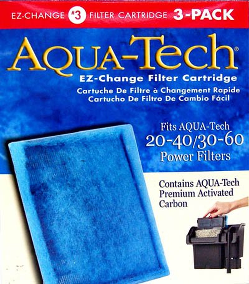 Aqua-Tech EZ Change Replacement Carbon Filter Cartridges 3 Count, #3 Size Animals & Pet Supplies > Pet Supplies > Fish Supplies > Aquarium Filters Spectrum Brands   