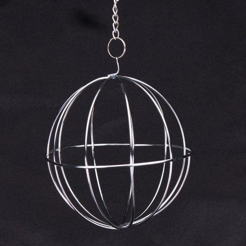 Pet Supplies Hay Manger Food Ball Stainless Steel Plating Grass Rack Ball for Rabbit Guinea Pig Pet Hamster Animals & Pet Supplies > Pet Supplies > Small Animal Supplies > Small Animal Food Funcee   
