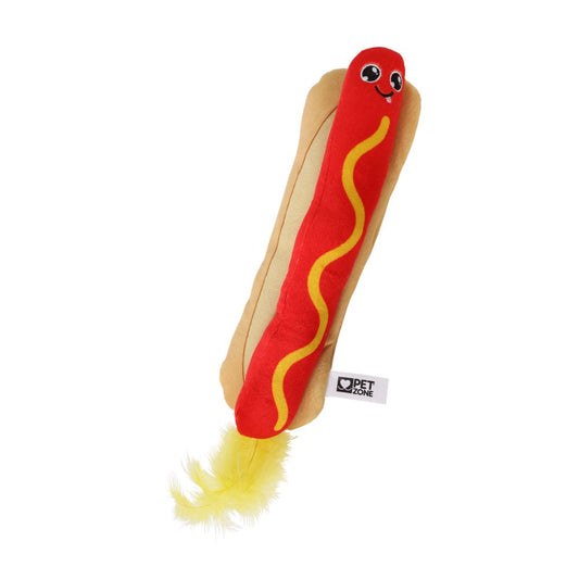 Pet Zone Fuzzy Flopper Hot Dog Kicker, Electronic Cat Toy for Cats and Kittens Animals & Pet Supplies > Pet Supplies > Cat Supplies > Cat Toys Ourpets   