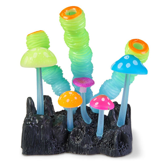 Aqua Culture Glow in the Dark Tube Mushrooms Aquarium Ornament Animals & Pet Supplies > Pet Supplies > Fish Supplies > Aquarium Decor Wal-Mart Stores, Inc.   