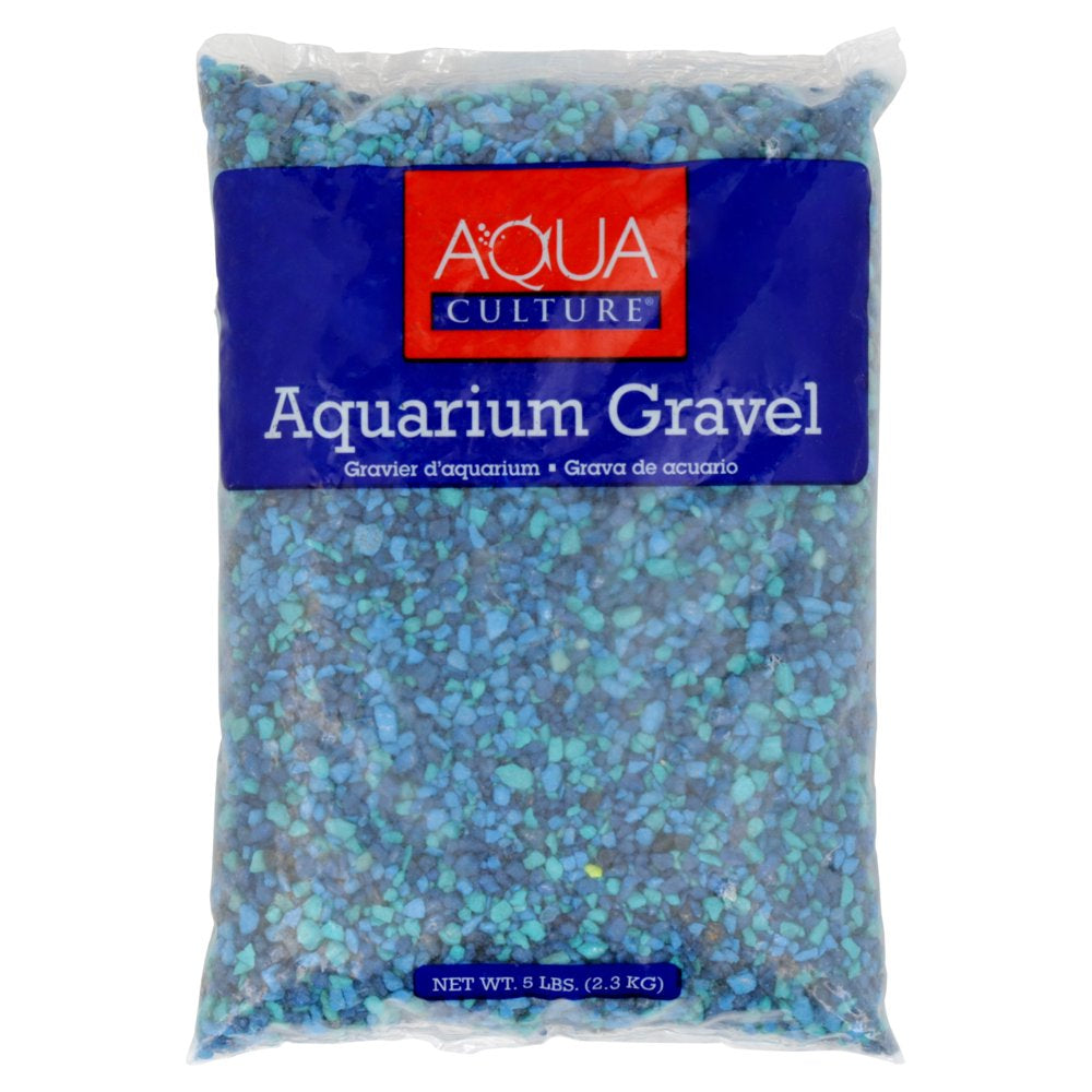 Aqua Culture Aquarium Gravel, Blue, 5 Lb Animals & Pet Supplies > Pet Supplies > Fish Supplies > Aquarium Decor Wal-Mart Stores, Inc.   