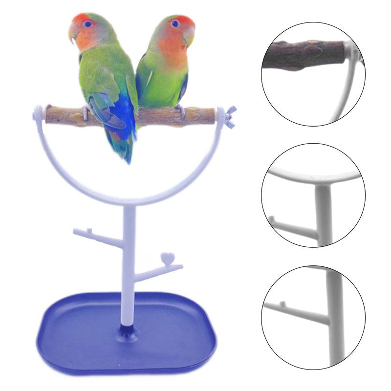 Walbest Bird Perch Stand,Bird Stand Anti-Skid Chassis Training Rack Creative Parrot Exercise Gym Playstand Bird Toy Animals & Pet Supplies > Pet Supplies > Bird Supplies > Bird Gyms & Playstands Walbest   