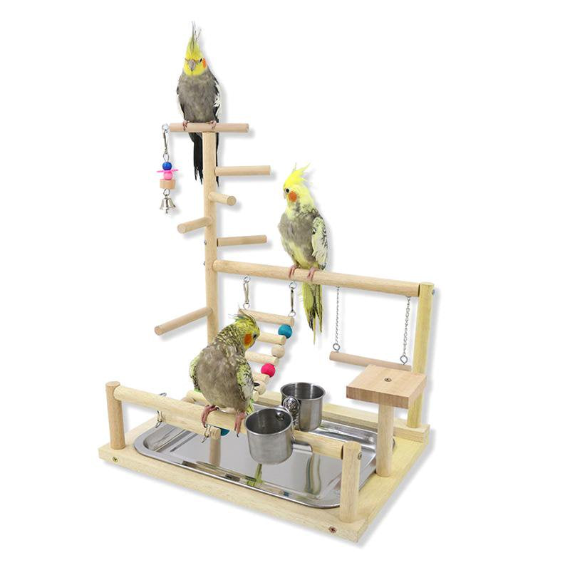 Parrots Playground Bird Playstand Birdcage Cage Accessories Exercise Platform Animals & Pet Supplies > Pet Supplies > Bird Supplies > Bird Gyms & Playstands CHANCELAND   