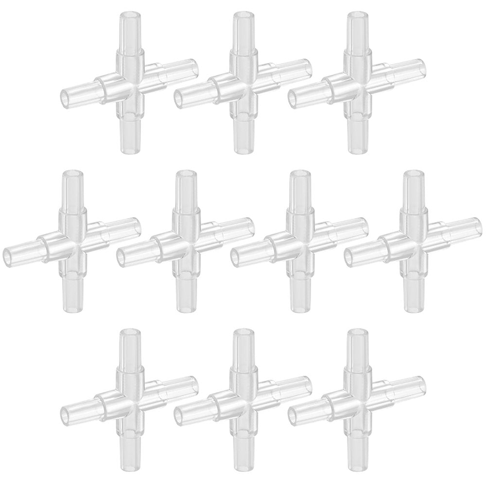 Aquarium Air Valve Connector,Plastic Inline Tubing,Cross,Valves,For 4Mm Fish Tank Pond Air Line 30Pcs Animals & Pet Supplies > Pet Supplies > Fish Supplies > Aquarium & Pond Tubing Unique Bargains   