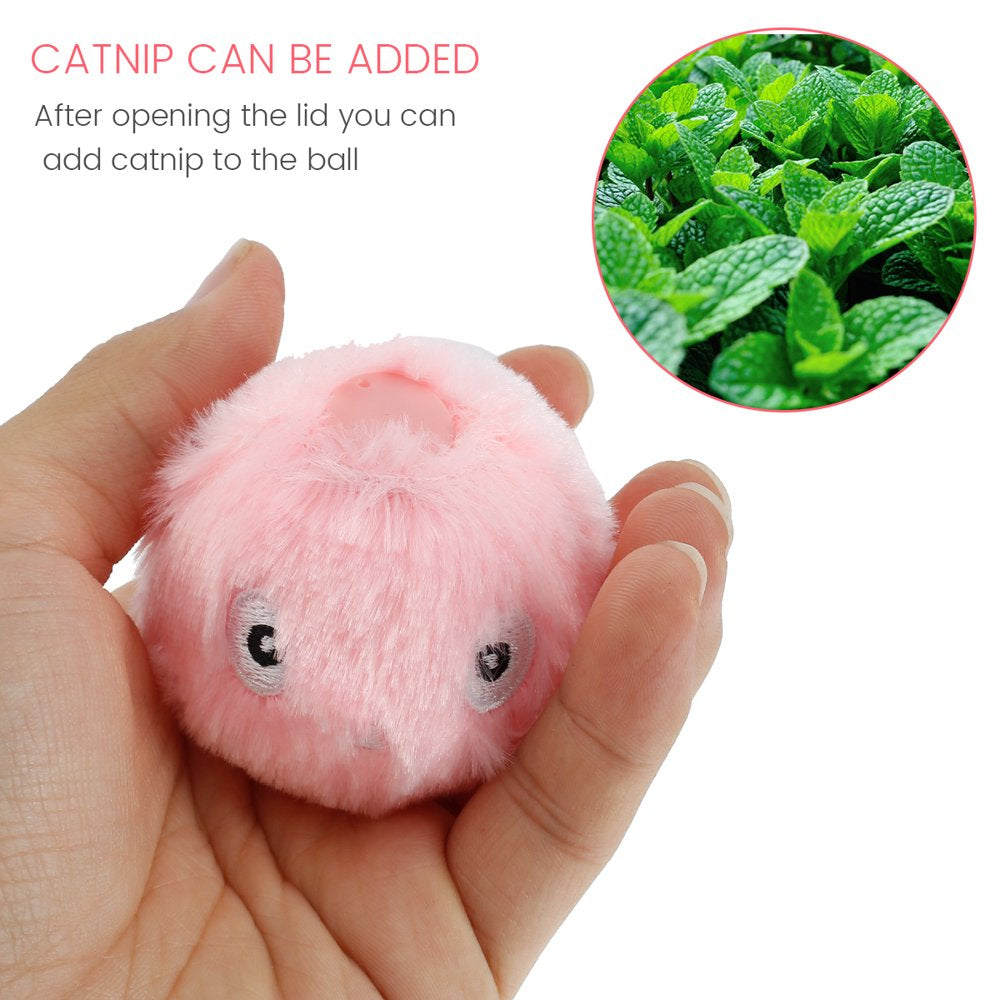 Mtfun Cats Interactive Chirping Balls Kitten Refillable Catnip Toys Cat Kicker Toys with 3 Lifelike Animal Chirping Sounds Frog Cricket Bird Animals & Pet Supplies > Pet Supplies > Cat Supplies > Cat Toys MTFun   