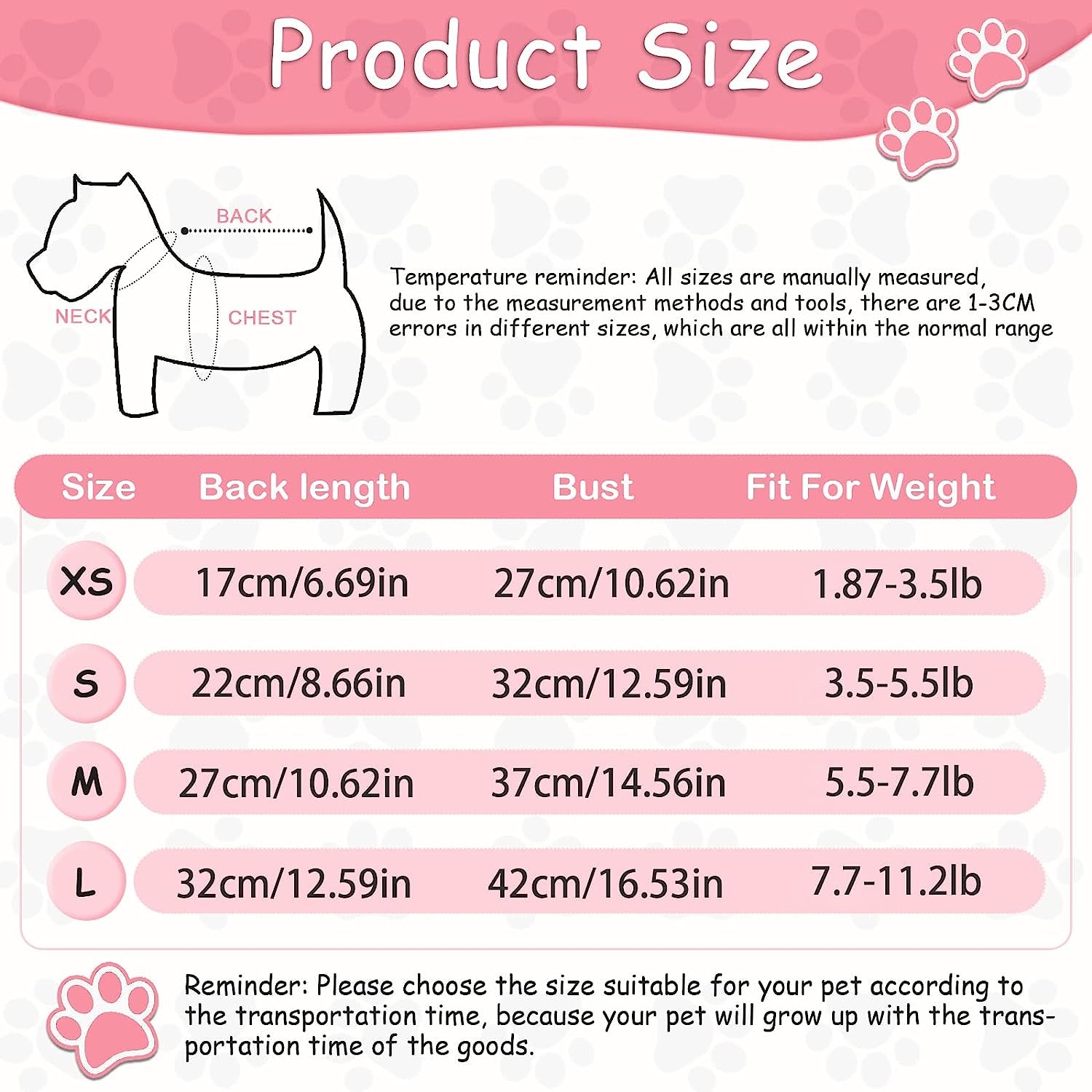 Winter Dog Dress, Fleece Dog Sweater for Small Dogs, Cute Warm Pink Plaid Puppy Dresses Clothes for Chihuahua Yorkie, Soft Pet Doggie Clothing Flanne Lining Cat Apparel (Pink, X-Small) Animals & Pet Supplies > Pet Supplies > Dog Supplies > Dog Apparel Sebaoyu   