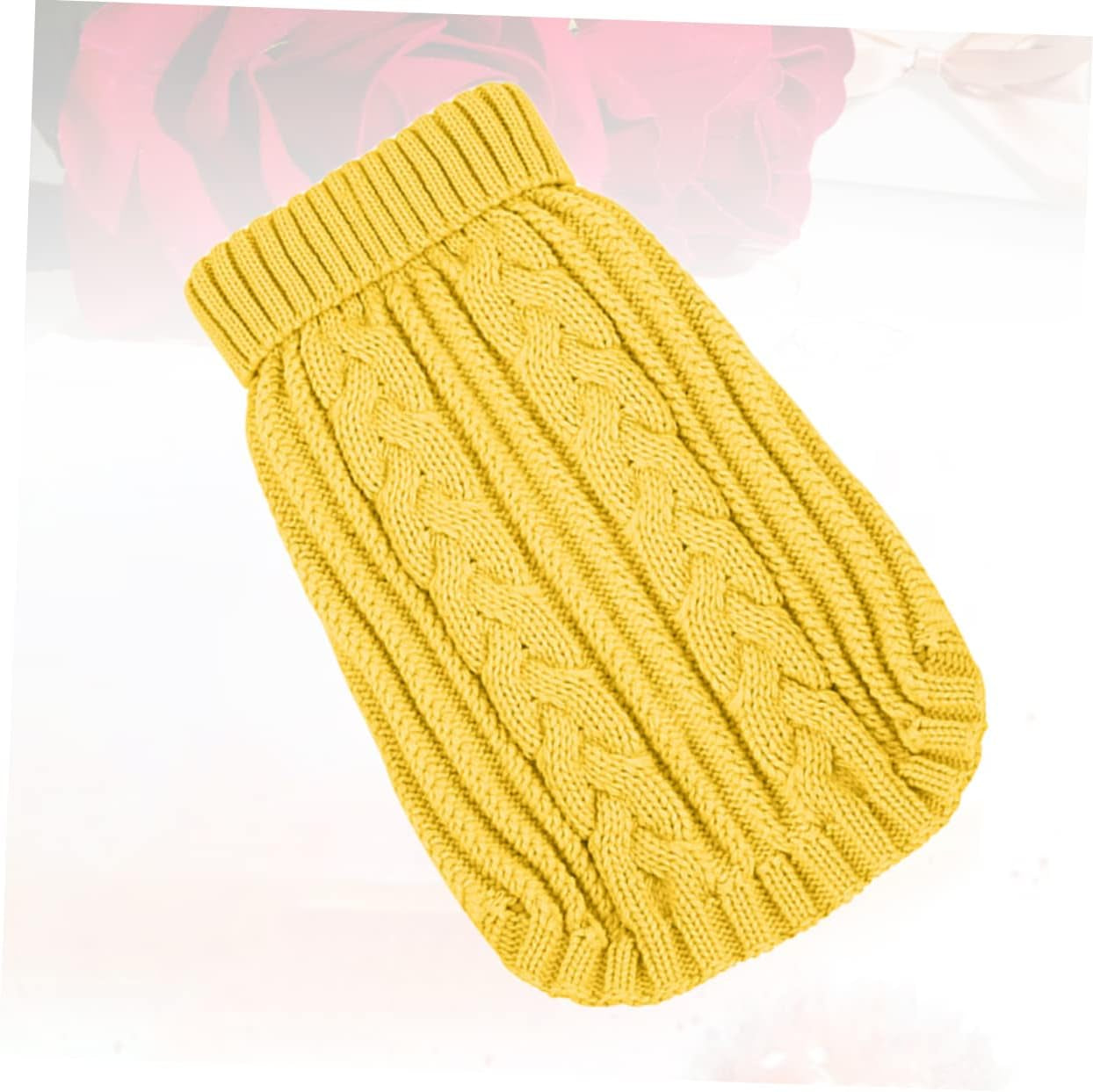 POPETPOP Cat Sweater for Cats Dresses for Winter Plain Hoodies Small Dog Sweaters Cat Hoodie Sweater Puppy Sweater Jacket Clothing Vest Party Dog Cloth Dog Clothes Yellow Pet Dog'S Clothes Animals & Pet Supplies > Pet Supplies > Dog Supplies > Dog Apparel POPETPOP   