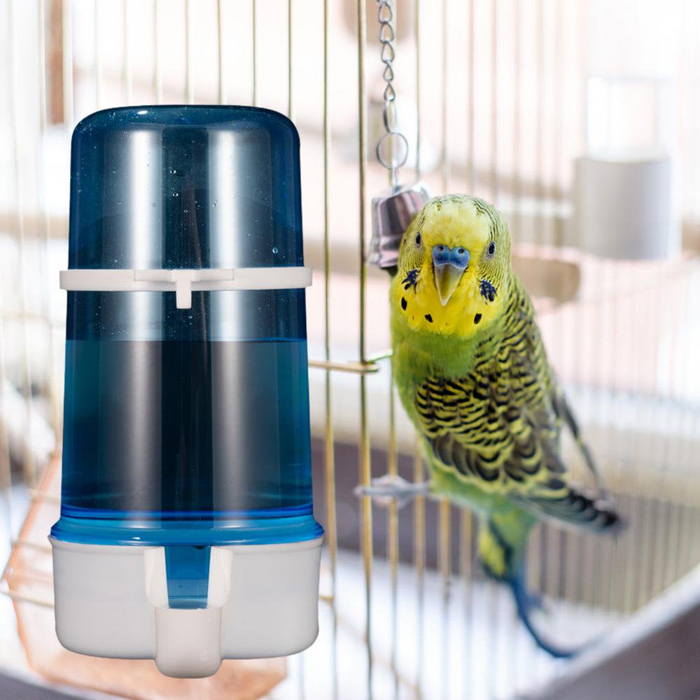 Julam Automatic Bird Feeder Bird Waterer Food Feeder Drinking Bottle Birds Drinker Bird Cage Accessories Drinking Bottle Container for Pigeon Quail Lovebirds Parrot Make Feeding Birds Easy Robust Animals & Pet Supplies > Pet Supplies > Bird Supplies > Bird Cage Accessories Julam   