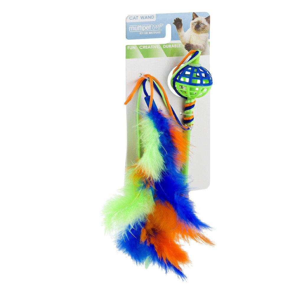 Multipet Colorful Wand Cat Toy Animals & Pet Supplies > Pet Supplies > Cat Supplies > Cat Toys Multi-Pet International   