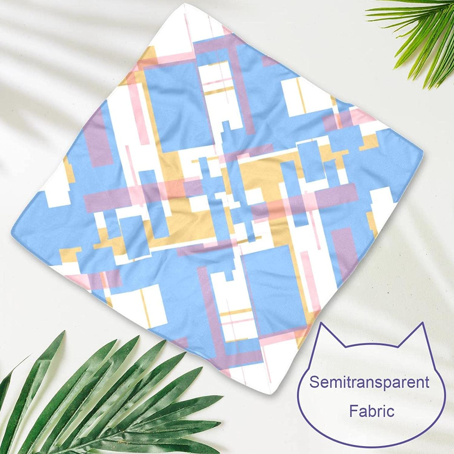 Dog Bandanas,Cat Triangle Bibs,Two Sizes,Colorful Geometric Abstract,Pet Scarf for Small Medium Large Pets Animals & Pet Supplies > Pet Supplies > Dog Supplies > Dog Apparel tzhcjsjgs   