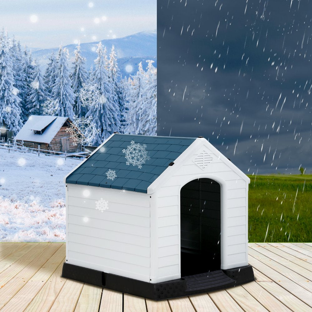 Dkeli Pet House for Small Dogs, Small, Plastic, Waterproof, 28" Animals & Pet Supplies > Pet Supplies > Dog Supplies > Dog Houses Dkeli   