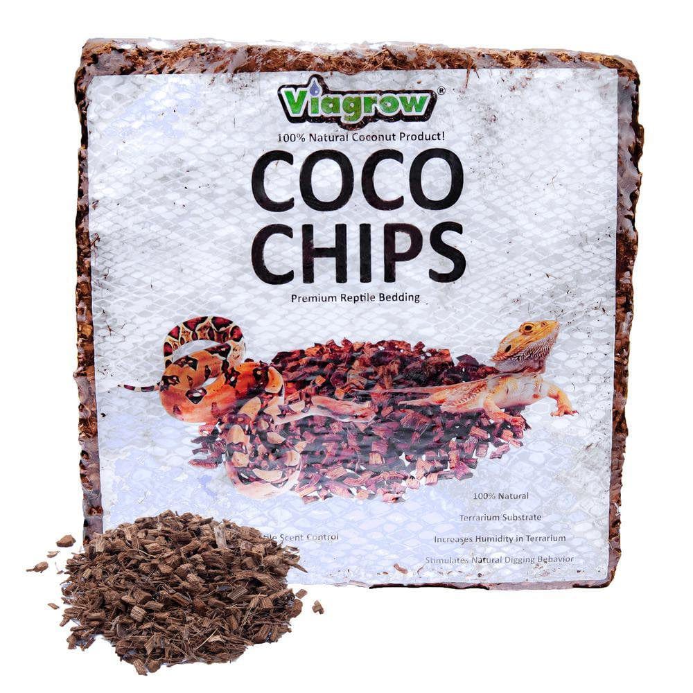 72 Qt. / 68 L / 18 Gal. Premium Coconut Reptile Substrate Coco Chips Animals & Pet Supplies > Pet Supplies > Reptile & Amphibian Supplies > Reptile & Amphibian Substrates Viagrow   