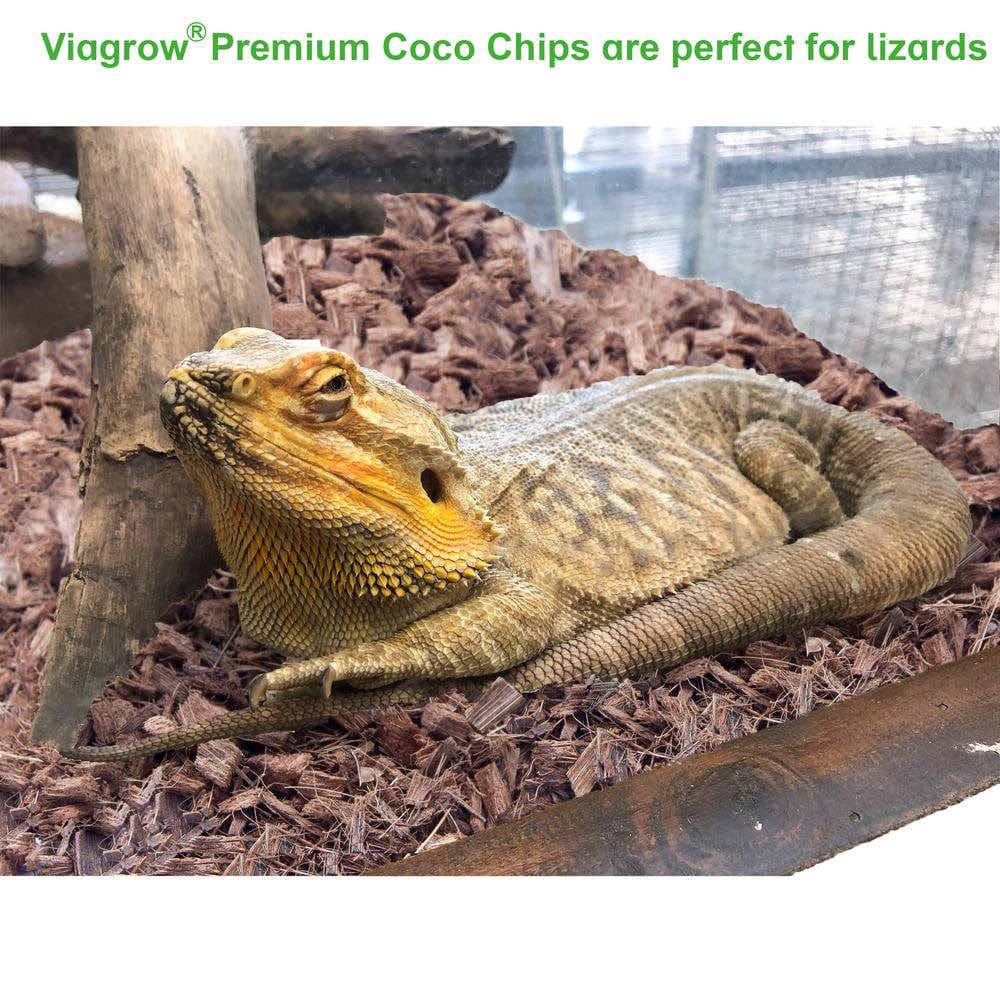 72 Qt. / 68 L / 18 Gal. Premium Coconut Reptile Substrate Coco Chips Animals & Pet Supplies > Pet Supplies > Reptile & Amphibian Supplies > Reptile & Amphibian Substrates Viagrow   