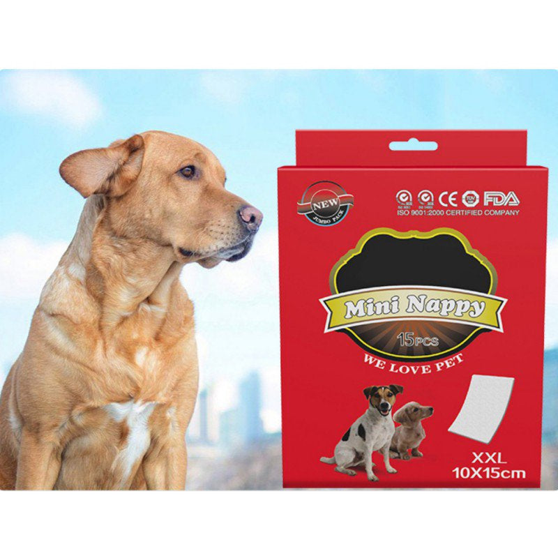 Big Clearance! 10 Pcs/Bag Dog Diaper Liners Booster Pads for Male and Female Dogs, Disposable Doggie Diaper Inserts Fit Most Pet Belly Bands, Cover Wraps, and Washable Period Panties Animals & Pet Supplies > Pet Supplies > Dog Supplies > Dog Diaper Pads & Liners ZeHui   