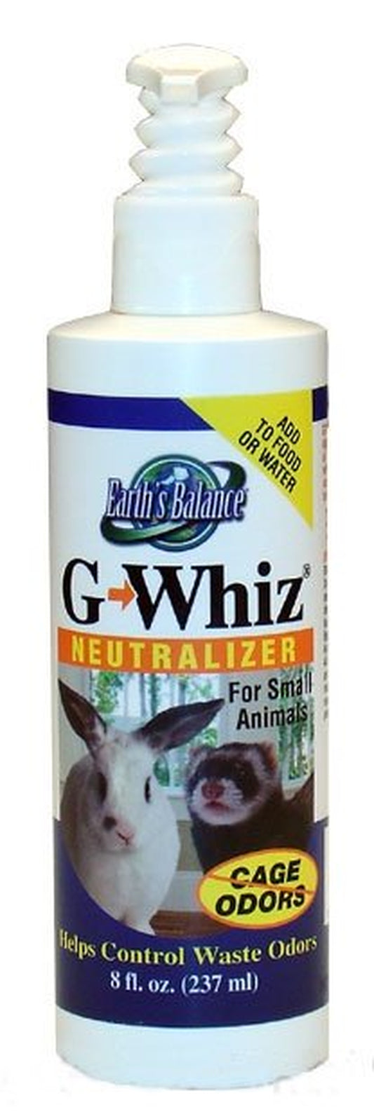 Gwhiz Neutralizer for Small Animals 8 Fl. Oz. Animals & Pet Supplies > Pet Supplies > Small Animal Supplies > Small Animal Treats Eath's Balance, Inc   