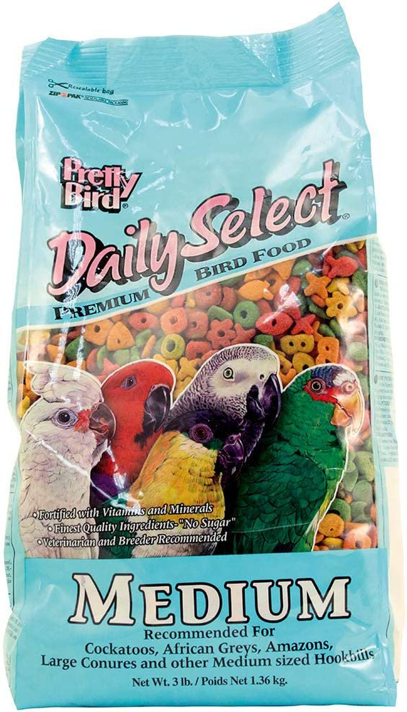 Pretty Bird International Bpb73117 3-Pound Daily Select Premium Bird Food, Medium Animals & Pet Supplies > Pet Supplies > Bird Supplies > Bird Food TopDawg Pet Supply   