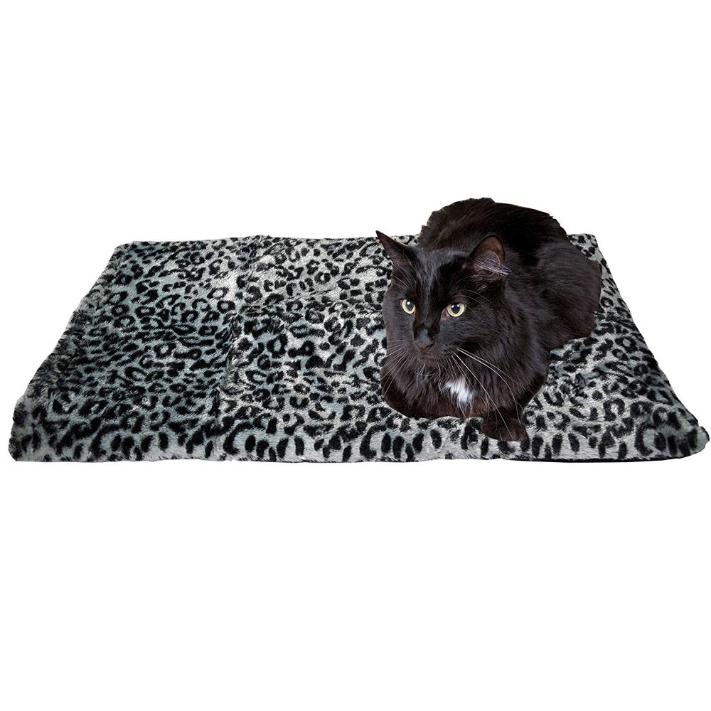 Downtown Pet Supply Thermal Cat Bed - Insulated Cat Mat with Aluminum Film & Sherpa Backing - Washer Safe Faux Fur Cover - Self-Warming Nap Animals & Pet Supplies > Pet Supplies > Cat Supplies > Cat Beds Downtown Pet Supply Connectable: Large Gray 