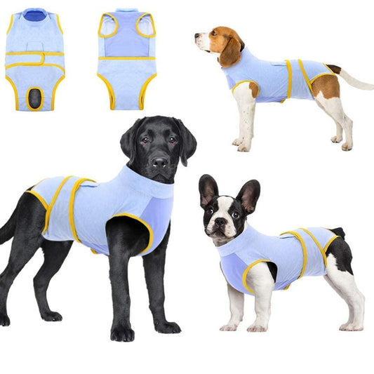 ROZKITCH Dog Surgery Recovery Suit, Onesie after Surgery Breathable Abdominal Wound Skin Diseases Protector, Cone Collar Alternative, anti Licking Professional Surgical Recovery Costume Animals & Pet Supplies > Pet Supplies > Dog Supplies > Dog Apparel ROZKITCH XL  