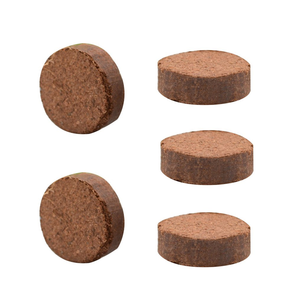 JUNTEX 5Pcs Coco Coir Natural Coconut Bricks Tortoise Life Substrate Fibre Growing Media Gardening Art Supplies for Aquarium Animals & Pet Supplies > Pet Supplies > Fish Supplies > Aquarium Gravel & Substrates JUNTEX   