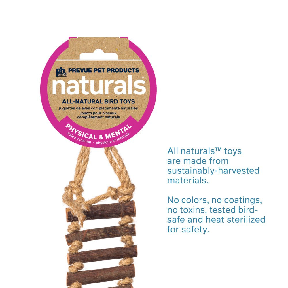 Prevue Pet Products Handmade Natural Wood Rope Ladder Bird Toy Animals & Pet Supplies > Pet Supplies > Bird Supplies > Bird Toys PREVUE PET PRODUCTS   