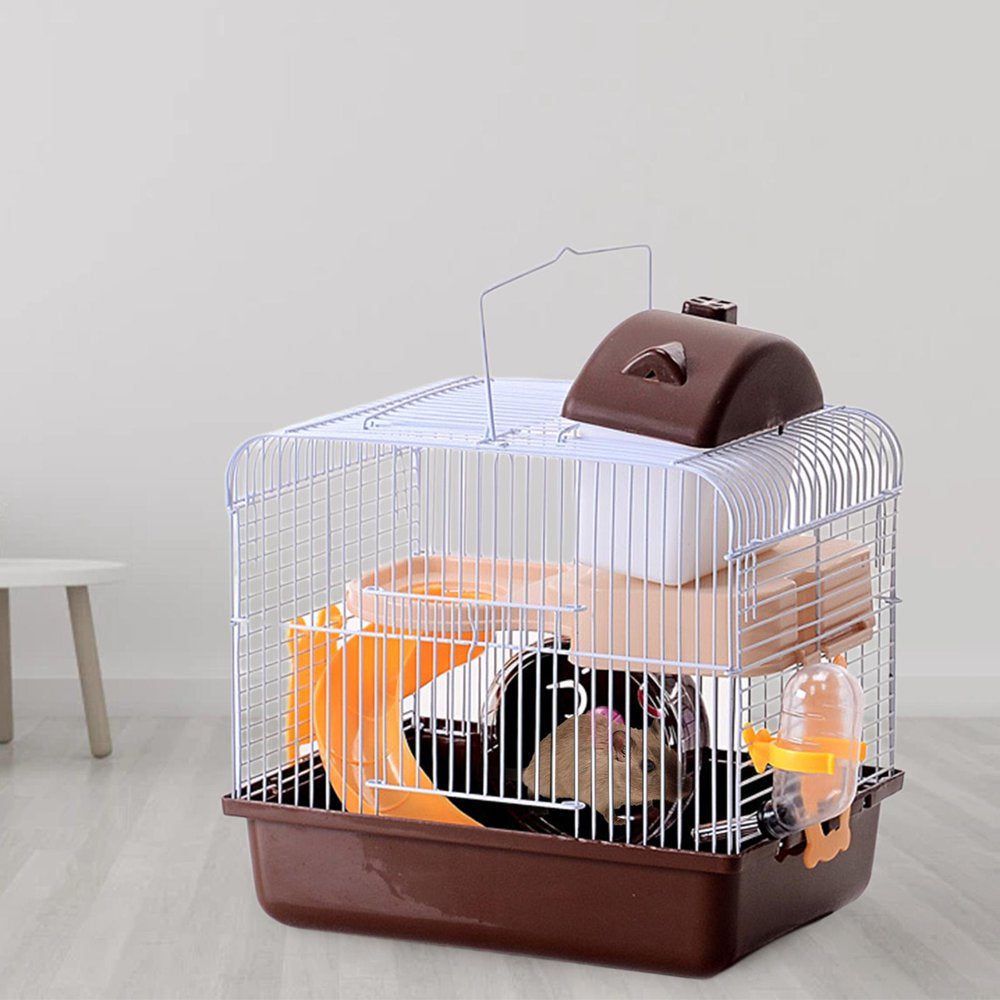 Large Hamster Cage Gerbil Haven Habitat Small Animal Mice Rats Rodent Gerbil Cage - Brown Animals & Pet Supplies > Pet Supplies > Small Animal Supplies > Small Animal Habitats & Cages perfk   