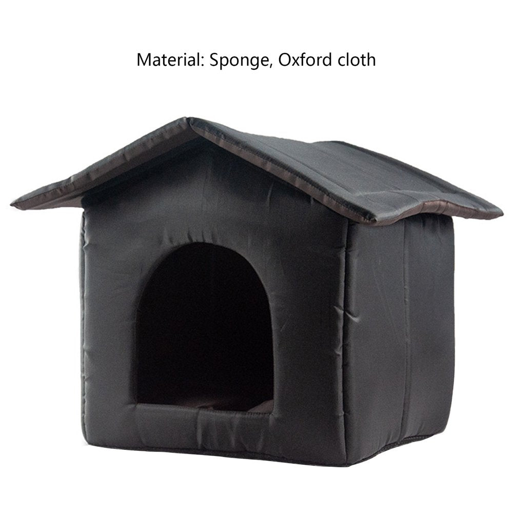 Leaveforme Pet House Waterproof Detachable Oxford Cloth Comfortable Winter Cat Kitten Shelter for Outdoor Animals & Pet Supplies > Pet Supplies > Dog Supplies > Dog Houses leaveforme   