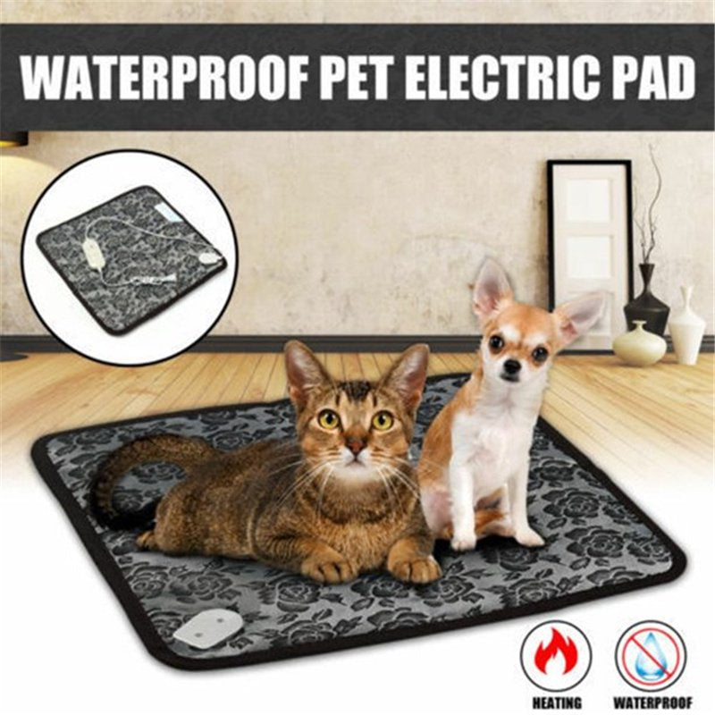 Dog Cat Electric Bed Mat Pet Heating Pad Large Indoor Outdoor Waterproof US PLUG Animals & Pet Supplies > Pet Supplies > Cat Supplies > Cat Beds Actoyo   