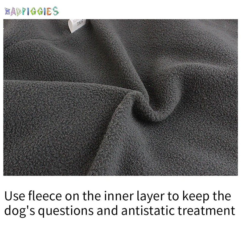 Badpiggies Reflective Dog Coat Winter Jacket, Waterproof Warm Pet Vest Snowsuit Windproof Outdoor Apparel for Medium Large Dogs Walking (XL, Red) Animals & Pet Supplies > Pet Supplies > Dog Supplies > Dog Apparel BadPiggies   