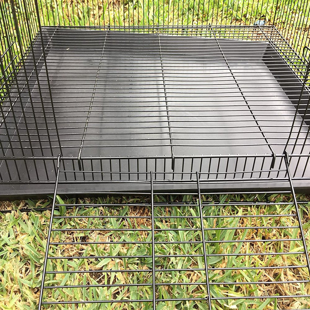 Medium 3-Tiers Small Animal Critter House Habitat Cage with Narrow 3/8-Inch Wire Spacing for Guinea Pig Ferret Chinchilla Sugar Glider Rats Mice Hamster Hedgehog Gerbil Animals & Pet Supplies > Pet Supplies > Small Animal Supplies > Small Animal Habitats & Cages Mcage   