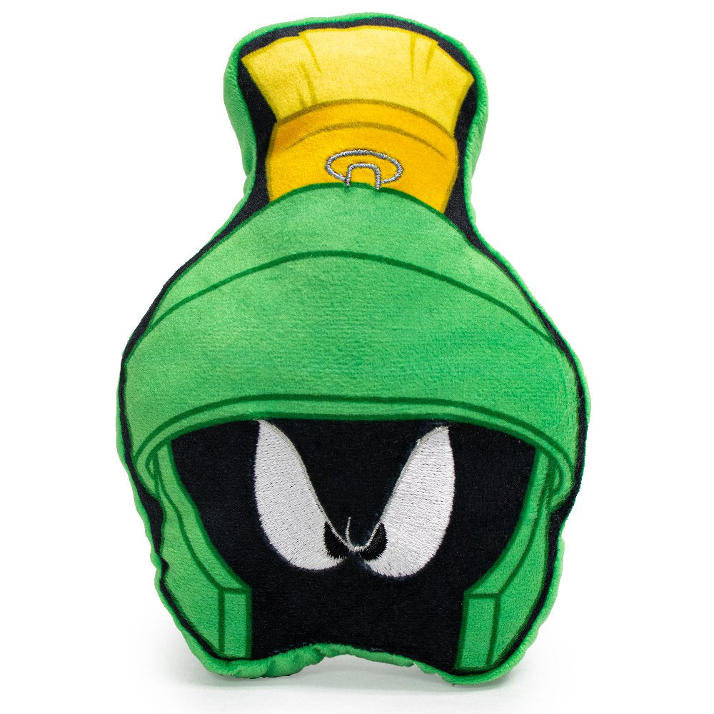 Buckle-Down Dog Toy, Looney Tunes, Plush Squeaker Marvin the Martian Face Animals & Pet Supplies > Pet Supplies > Dog Supplies > Dog Toys Buckle-Down   