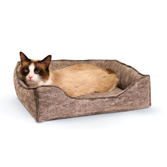 K&H Amazin Kitty Lounger Pet Cat Bed, Gray Animals & Pet Supplies > Pet Supplies > Cat Supplies > Cat Beds K&H Pet Products   