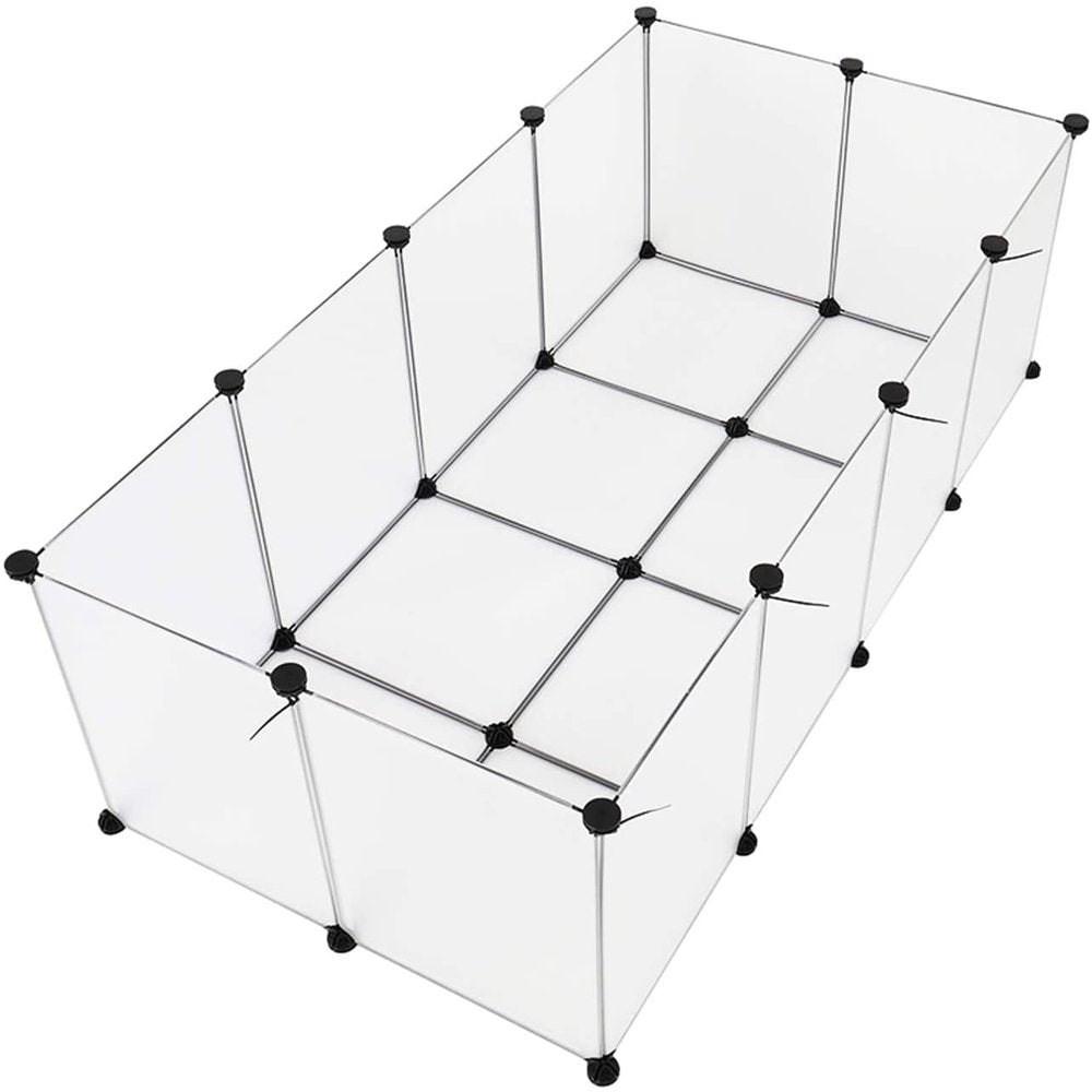 Pet Playpen, Small Animal Cage Indoor Portable Metal Wire Yd Fence for Small Animals, Guinea Pigs, Rabbits Kennel Crate Fence Tent Animals & Pet Supplies > Pet Supplies > Dog Supplies > Dog Kennels & Runs Cat Toy   