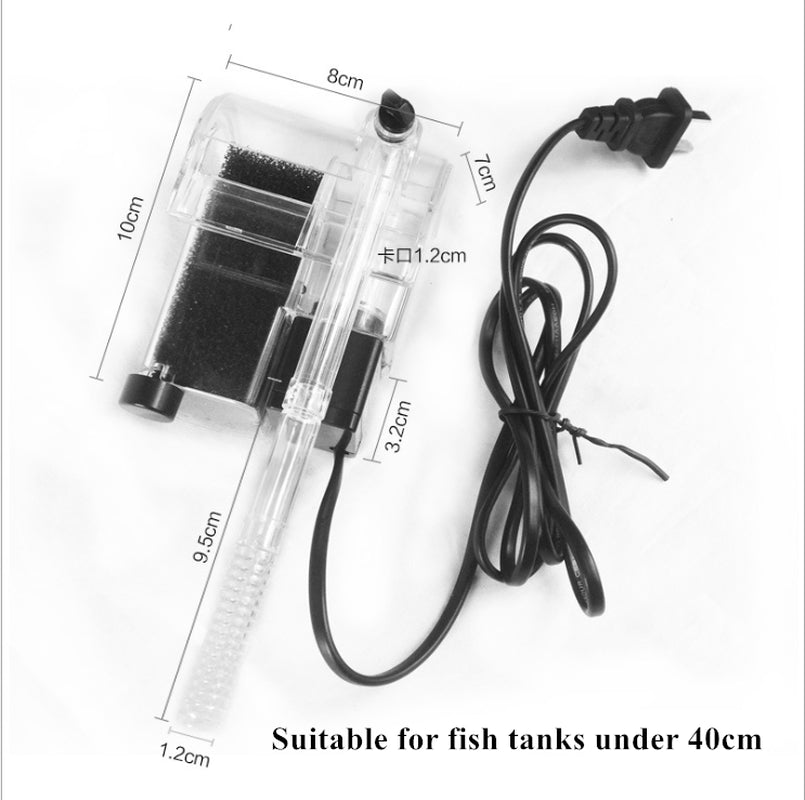 Costyle Hang-On Power Filter for Aquarium up to 34 GPH, 3-In-1 Filtration System Animals & Pet Supplies > Pet Supplies > Fish Supplies > Aquarium Filters Costyle   