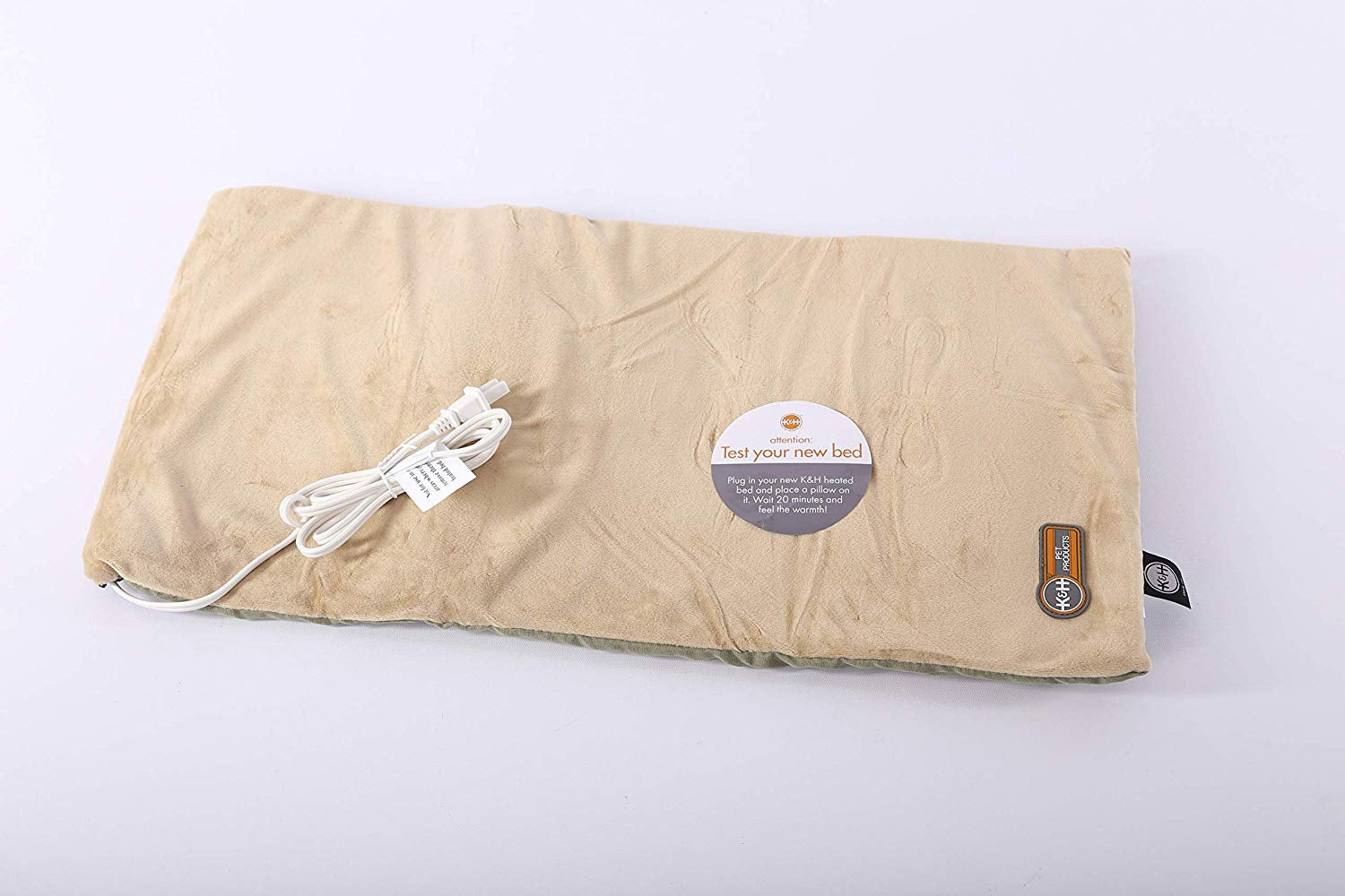 K&H Heated Pet Cat Bed, Beige Animals & Pet Supplies > Pet Supplies > Cat Supplies > Cat Beds K&H Pet Products   