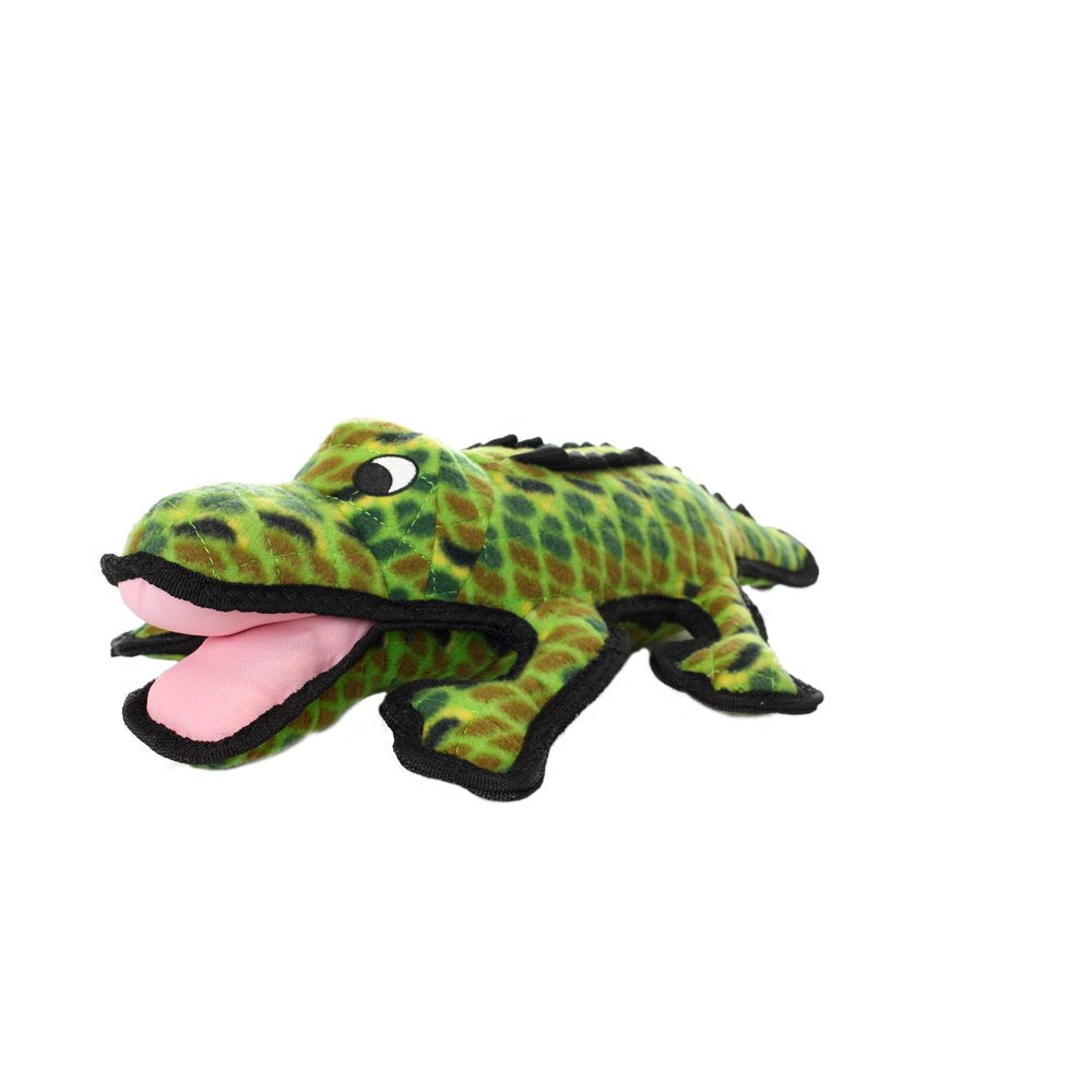 Tuffy Ocean Creature Alligator Dog Squeaky Toy, Green Animals & Pet Supplies > Pet Supplies > Dog Supplies > Dog Toys VIP Products   