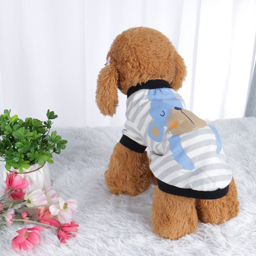 Pet T Shirt Spring Fall Dog Puppy Small Pet Cat Apparel Clothes Vest Clothing Printed, M #1 Animals & Pet Supplies > Pet Supplies > Cat Supplies > Cat Apparel Unique Bargains M #9 