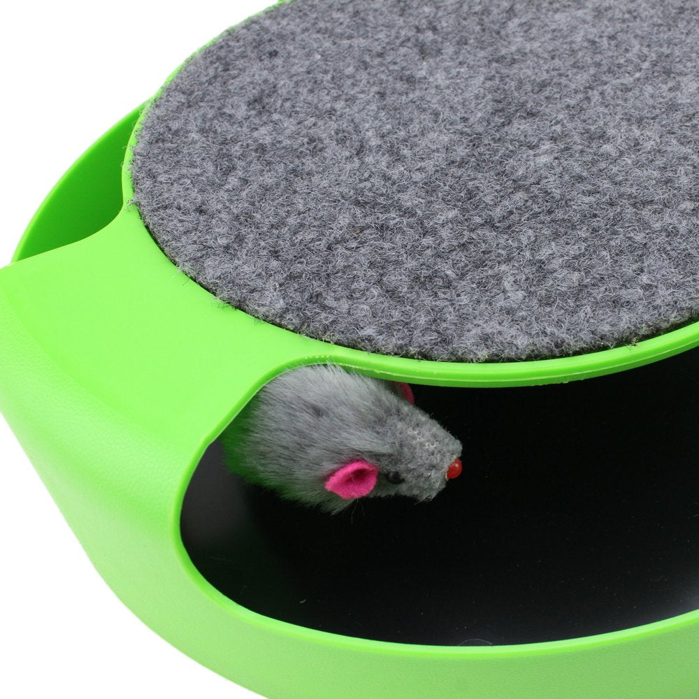 Catch a Running Mouse and Scratch Pad Interactive Cat Toy Animals & Pet Supplies > Pet Supplies > Cat Supplies > Cat Toys unknown   