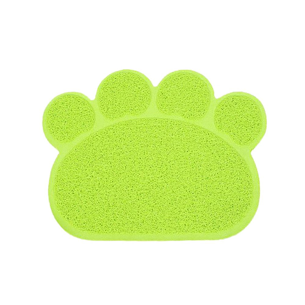 Cat Litter Pads Cat Litter Mat - Kitty Litter Trapping Mat for Litter Boxes - Kitty Litter Mat to Trap Mess, Scatter Control - Washable Indoor Pet Rug and Carpet - Small Pets Pvc Beige Animals & Pet Supplies > Pet Supplies > Cat Supplies > Cat Litter Box Mats Mackneog One Size Green 