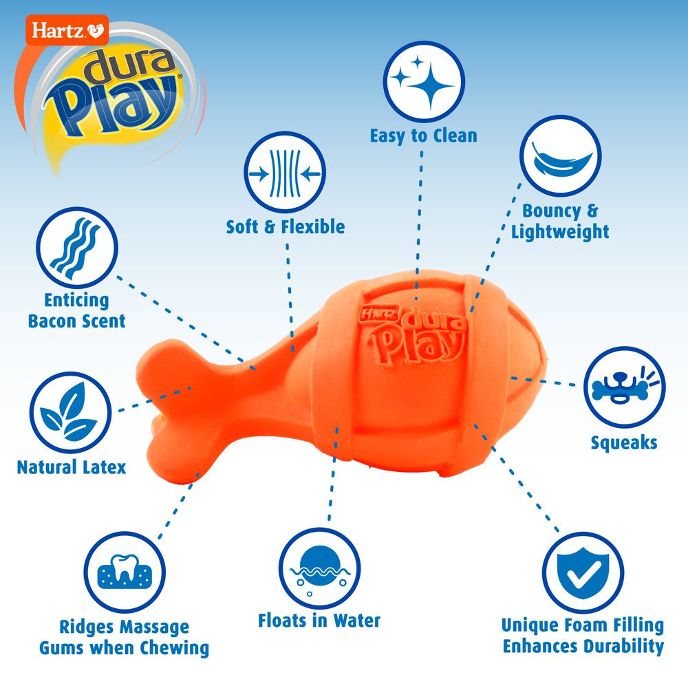 Hartz Dura Play Rocket Dog Toy, Medium, Color May Vary Animals & Pet Supplies > Pet Supplies > Dog Supplies > Dog Toys Hartz Mountain Corp   