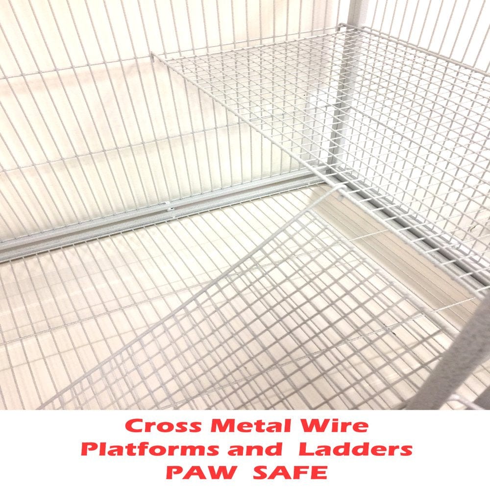 74" X-LARGE Double Stacker Multi-Level Small Animal Critter Rolling Stand Habitats Cage Guinea Pig Ferret Chinchilla Sugar Glider Rats Mice Hamster Gerbil Mouse Hedgehog Squirrel Rodent Degu Dagus Animals & Pet Supplies > Pet Supplies > Small Animal Supplies > Small Animal Habitats & Cages Mcage   