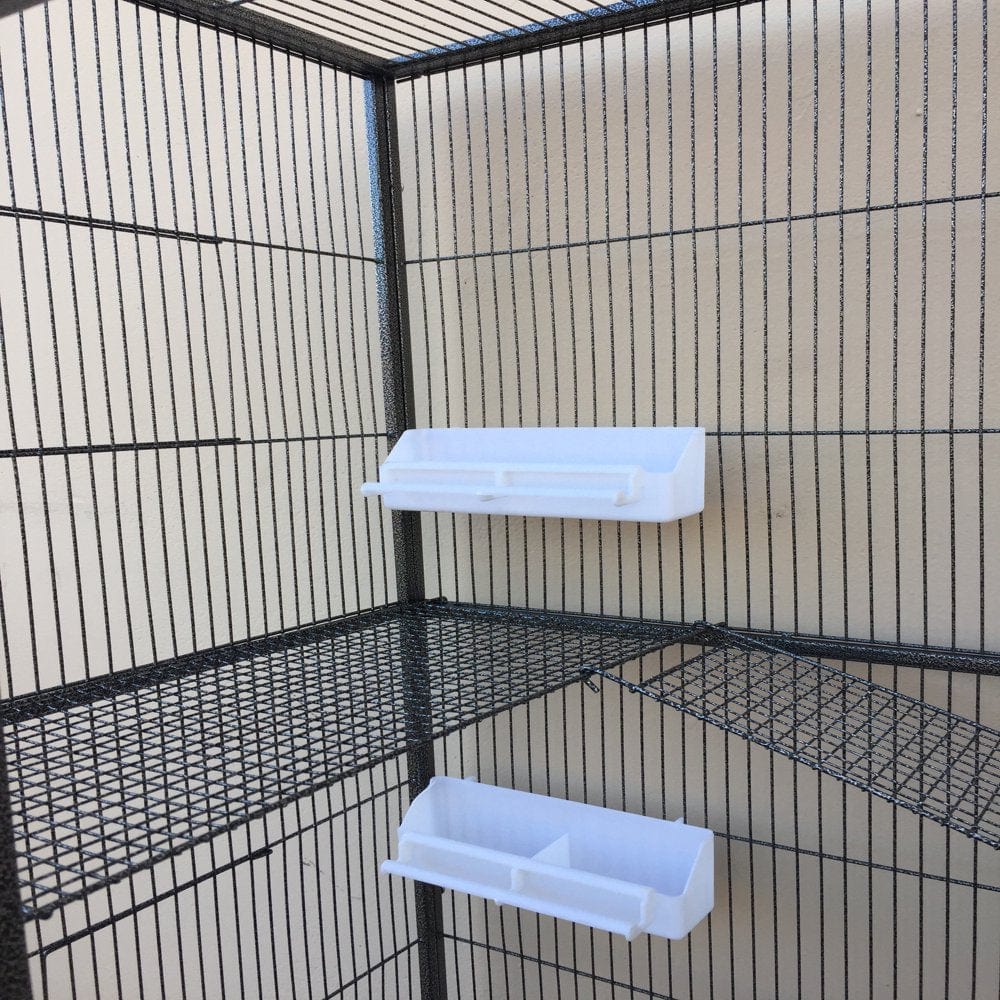 74" X-LARGE Double Stacker Multi-Level Small Animal Critter Rolling Stand Mouse Habitats Ferret Cage Guinea Pig Chinchilla Sugar Glider Rats Mice Hamster Gerbil Hedgehog Squirrel Rodent Degu Dagus Animals & Pet Supplies > Pet Supplies > Small Animal Supplies > Small Animal Habitats & Cages Mcage   