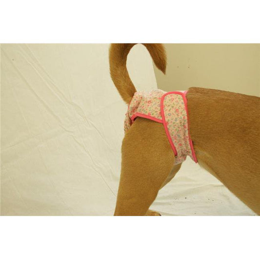 Seasonals 41120PNK Washable Female Dog Diaper, Pink - Fits Squatty Body Animals & Pet Supplies > Pet Supplies > Dog Supplies > Dog Diaper Pads & Liners Seasonals   