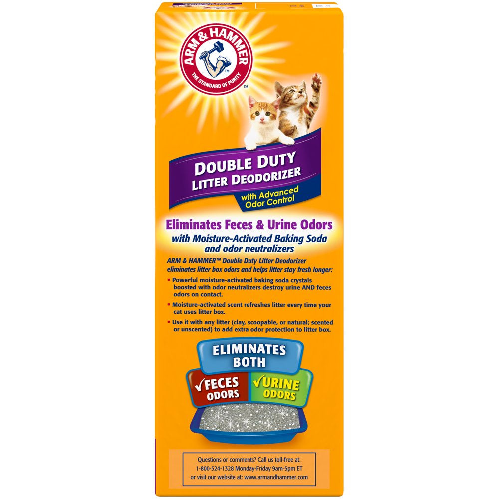 Arm Hammer Cat Litter Deodorizer Double Duty, 30Oz. Animals & Pet Supplies > Pet Supplies > Cat Supplies > Cat Litter Church & Dwight Co., Inc.   