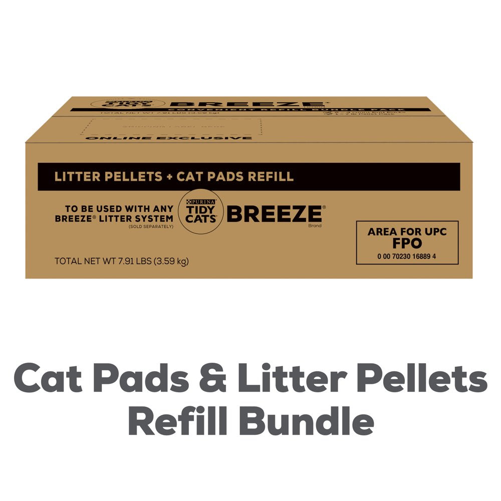 Purina Tidy Cats Breeze Litter System Cat Refill Bundle, 7.91 Lb. Box Animals & Pet Supplies > Pet Supplies > Cat Supplies > Cat Litter Nestlé Purina PetCare Company   