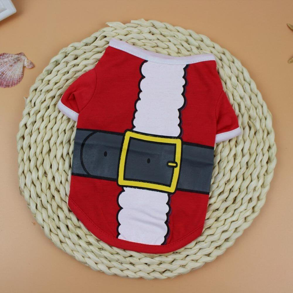 Sweetcandy Pet Dog Clothes Christmas Costume Cute Cartoon Clothes for Small Dog Dress Xmas Apparel a XS Animals & Pet Supplies > Pet Supplies > Dog Supplies > Dog Apparel Sweet Candy L C 