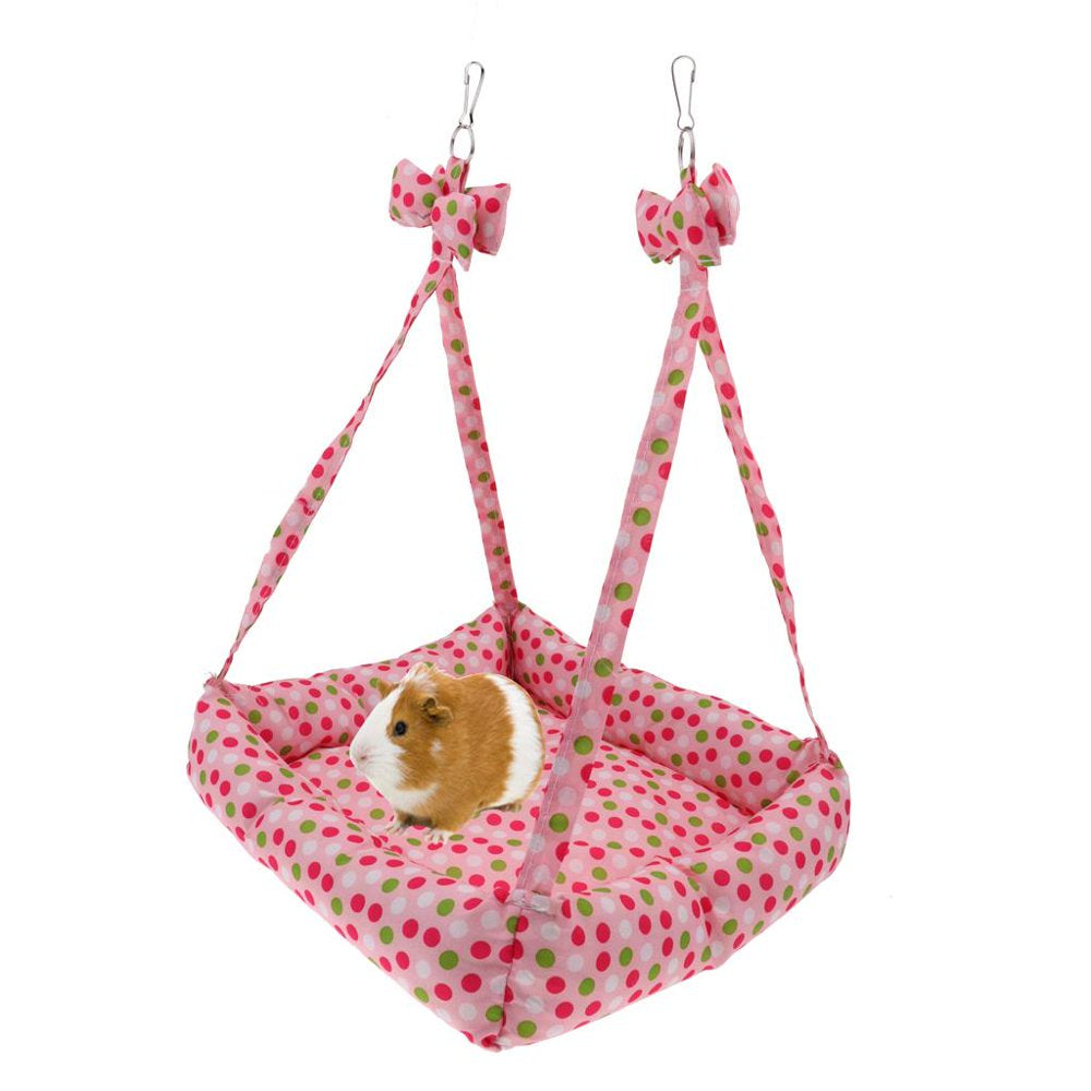 Small Animal Warm Hammock Hamster Hanging Toy Bed House Pet Habitats Cage for Squirrel Chinchilla Guinea Rat Mice and Other Small Animals Animals & Pet Supplies > Pet Supplies > Small Animal Supplies > Small Animal Habitats & Cages FITYLE   