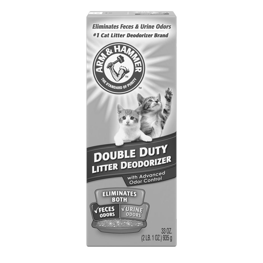 Arm Hammer Cat Litter Deodorizer Double Duty 33Oz. Animals & Pet Supplies > Pet Supplies > Cat Supplies > Cat Litter Church & Dwight Co., Inc.   