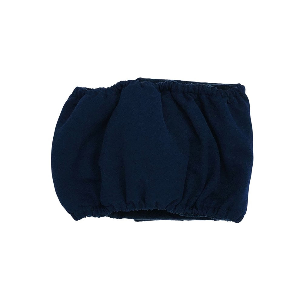 Barkertime Navy Blue Waterproof Washable Dog Belly Band Male Wrap - Made in USA
